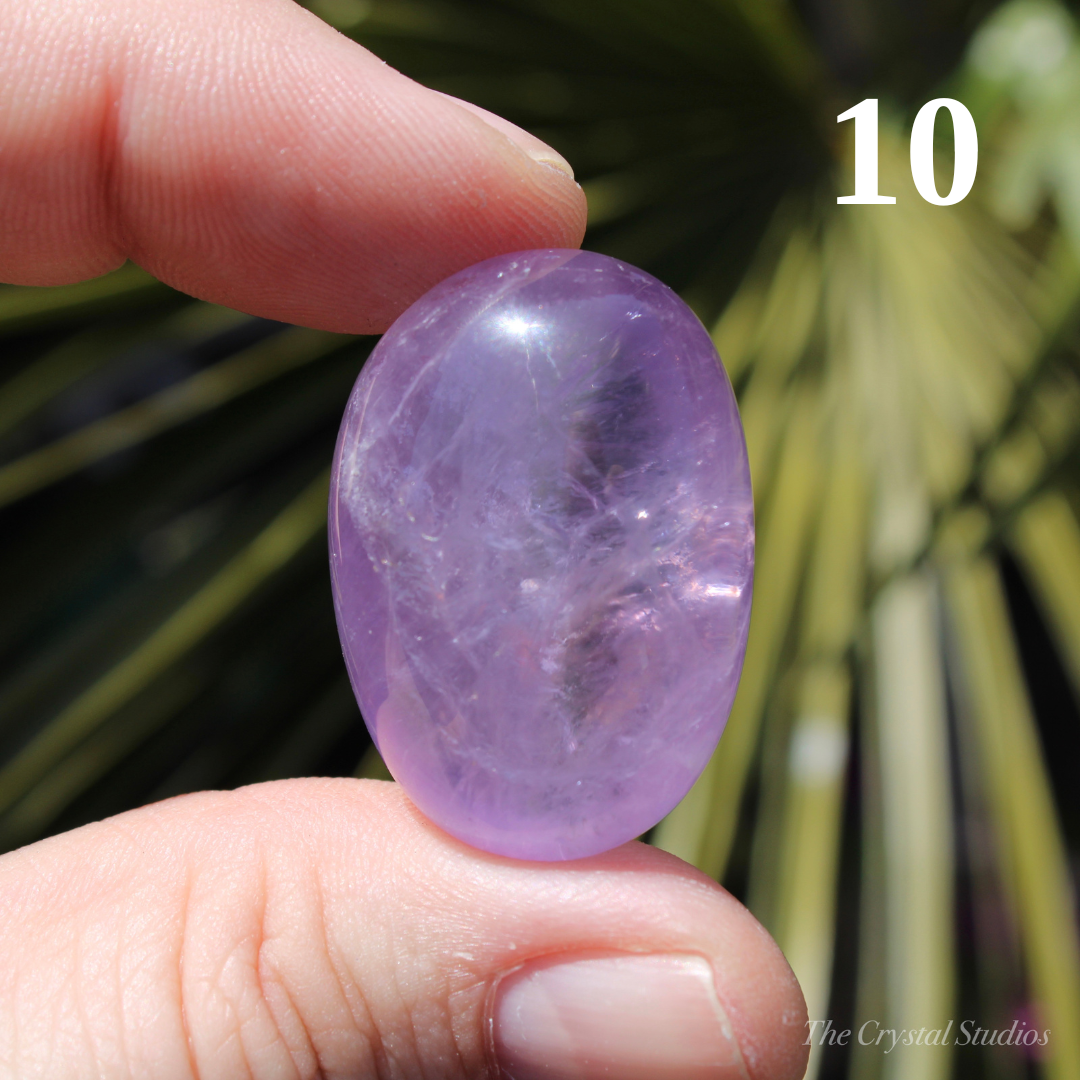 Amethyst A+ Large Polished Crystal Tumblestones