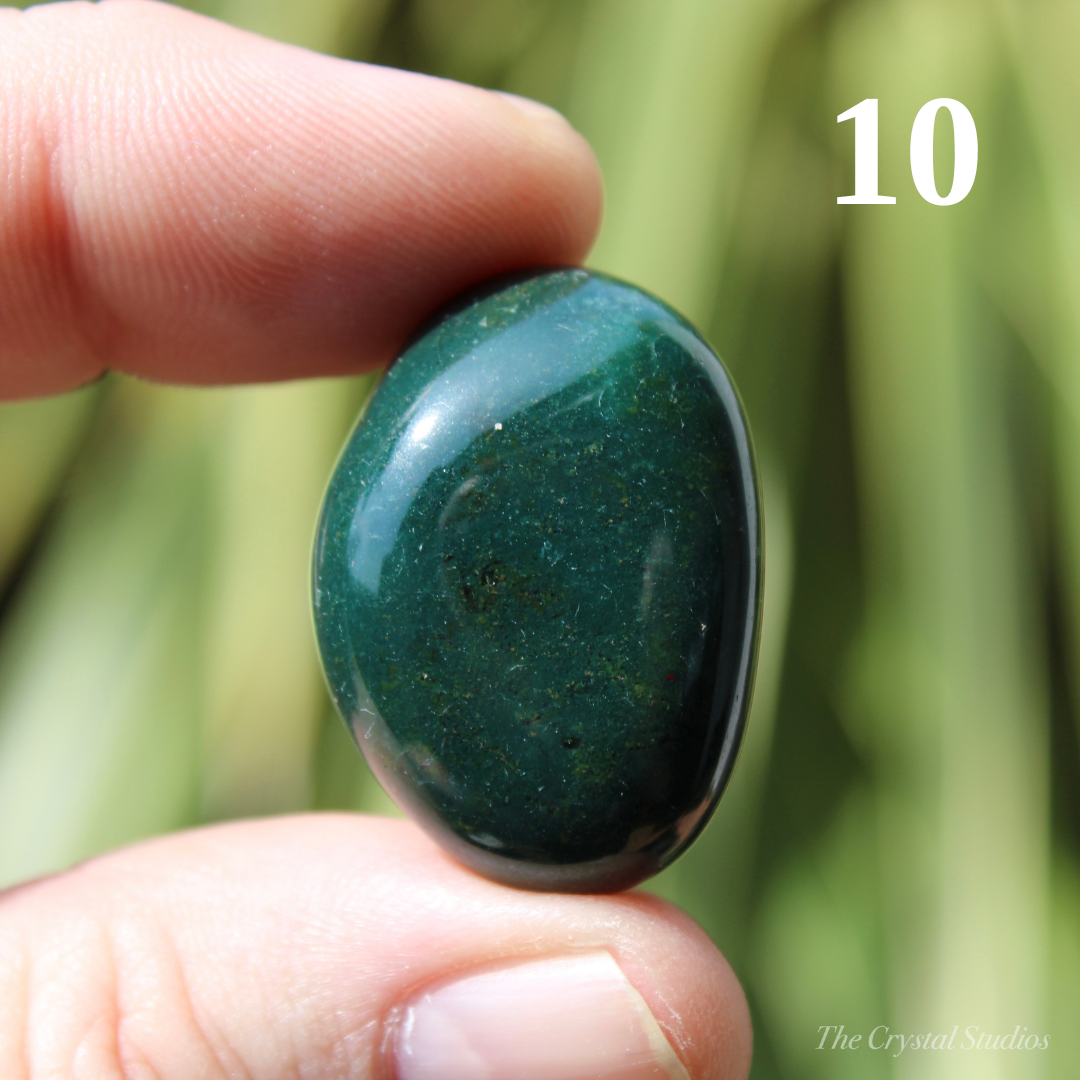 Bloodstone Polished Crystal Tumblestones