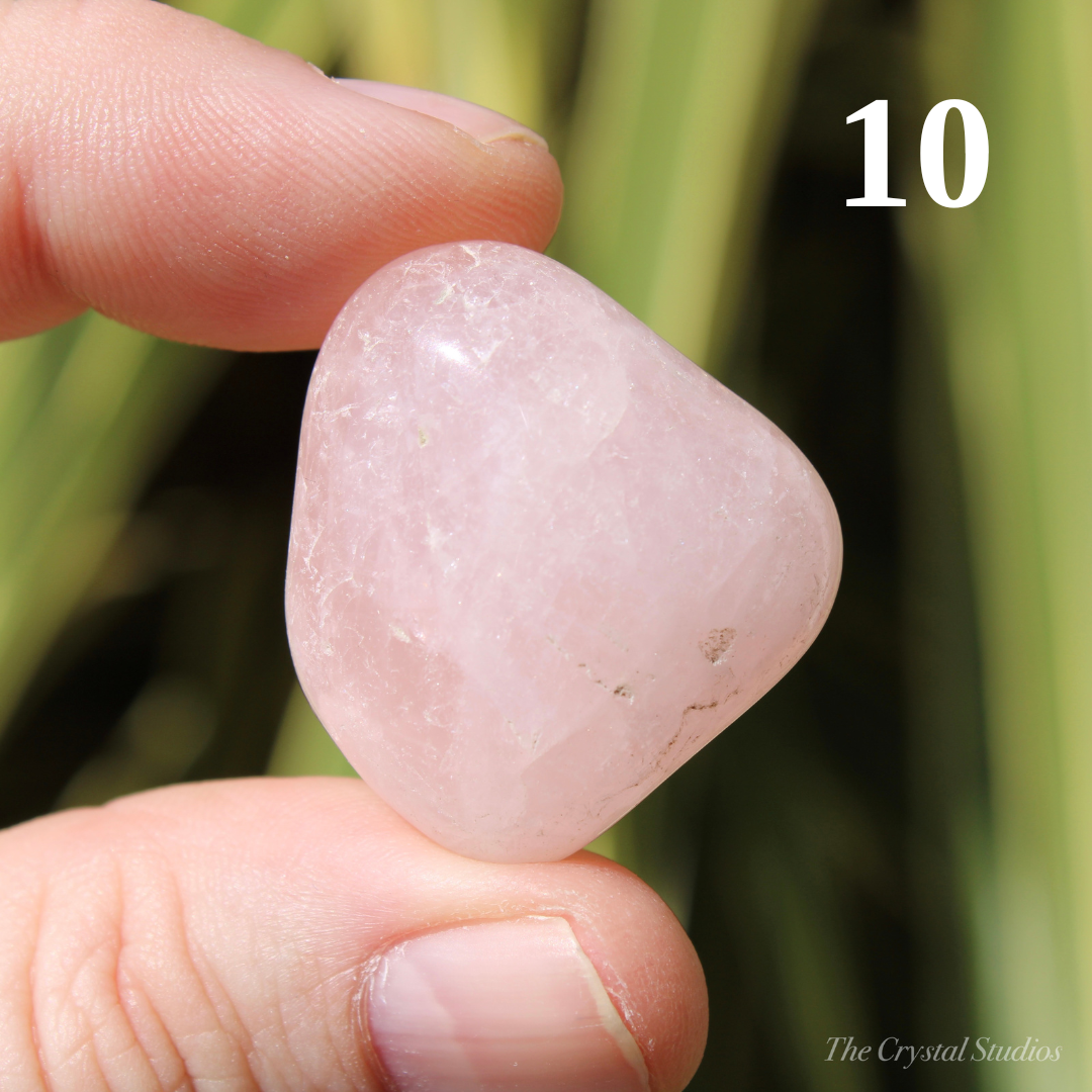 Rose Quartz B Grade Large Polished Crystal Tumblestone