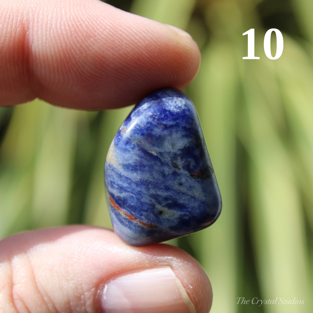 Sodalite Polished Crystal Tumblestones