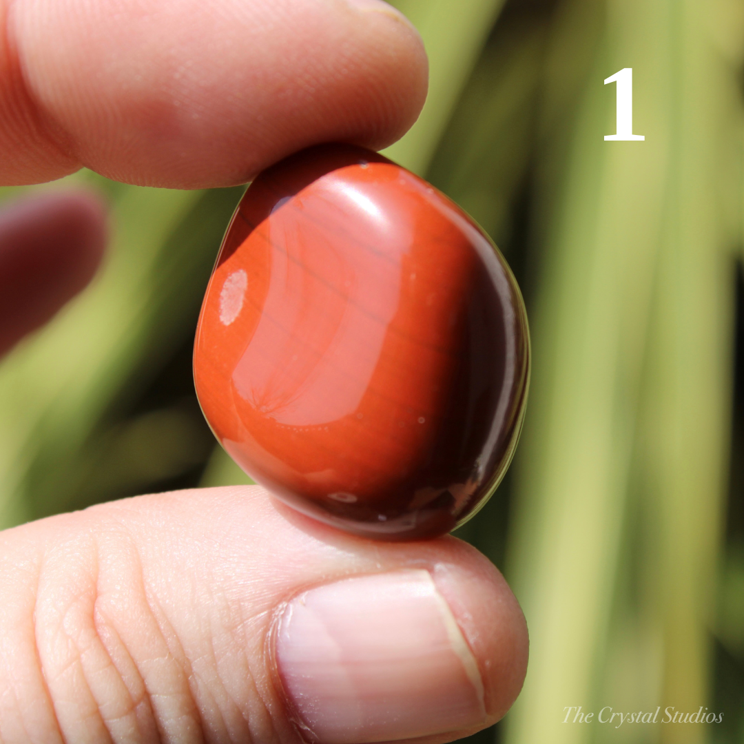 Red Jasper Polished Crystal Tumblestones