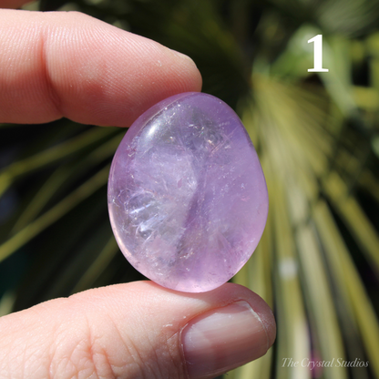 Amethyst A+ Large Polished Crystal Tumblestones