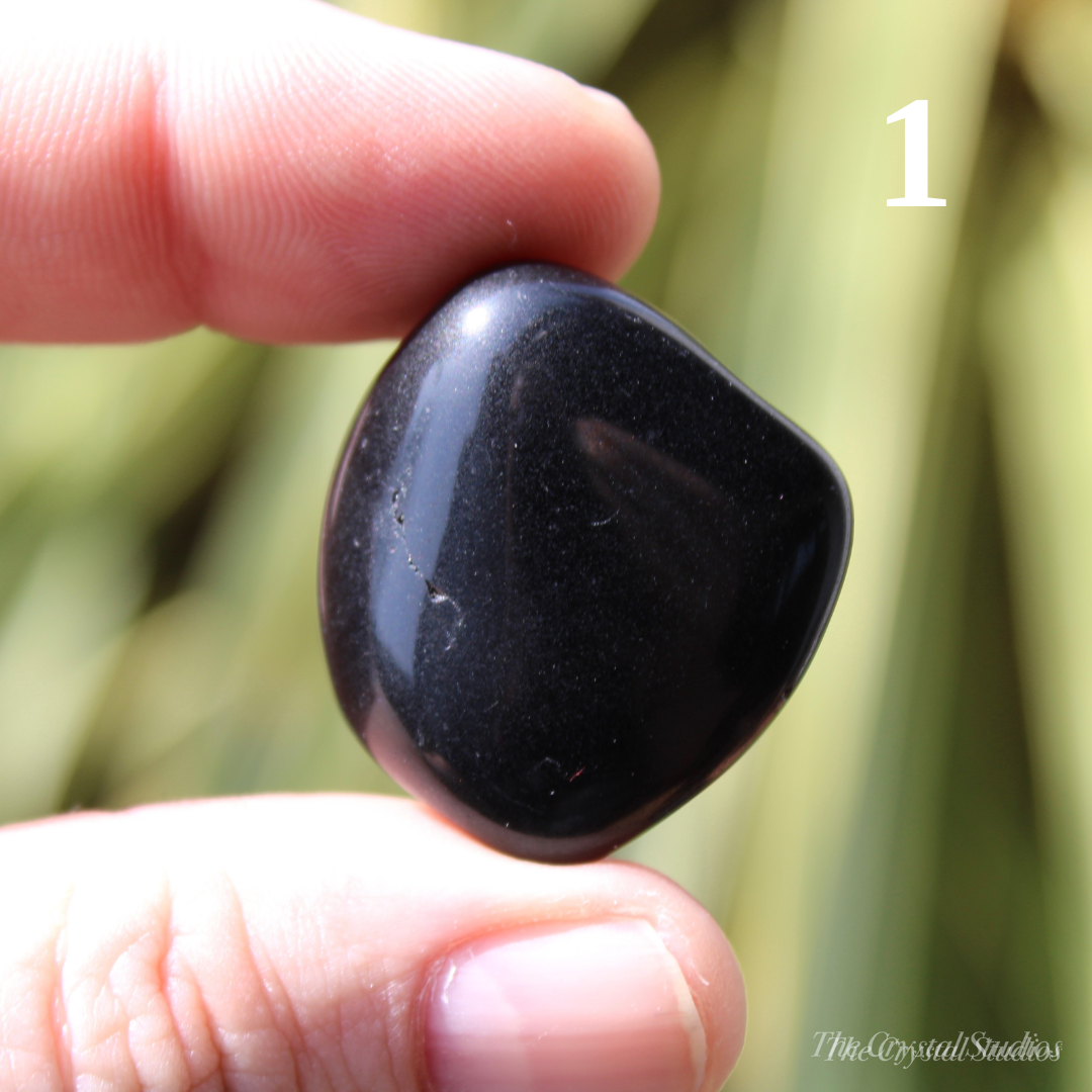 Obsidian Large Polished Crystal Tumblestones