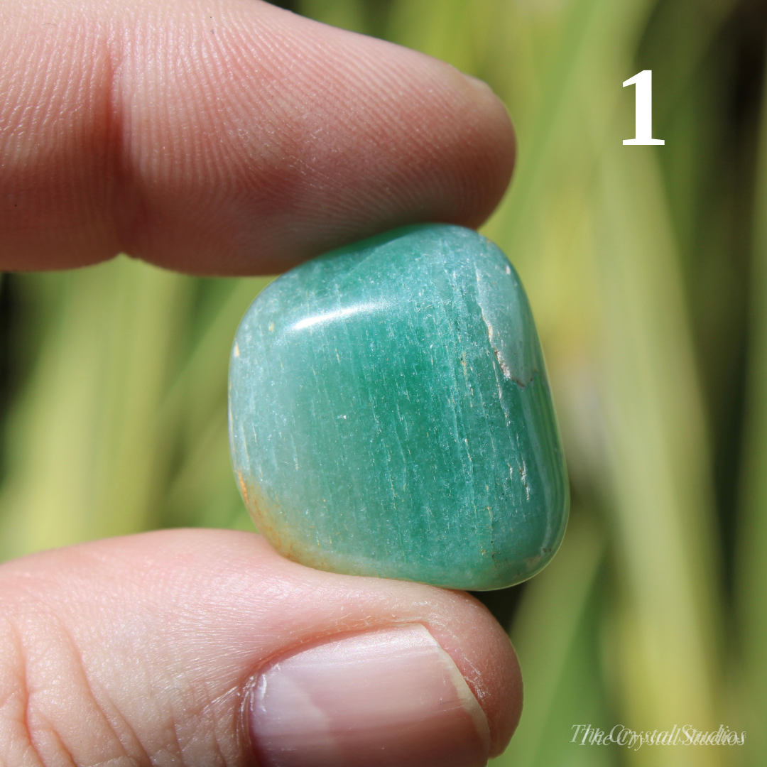 Light Green Aventurine Polished Crystal Tumblestones