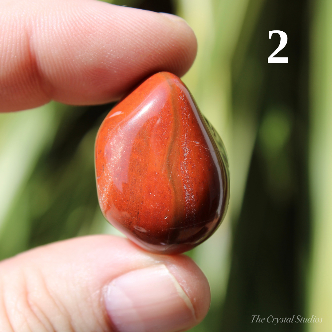 Red Jasper Polished Crystal Tumblestones