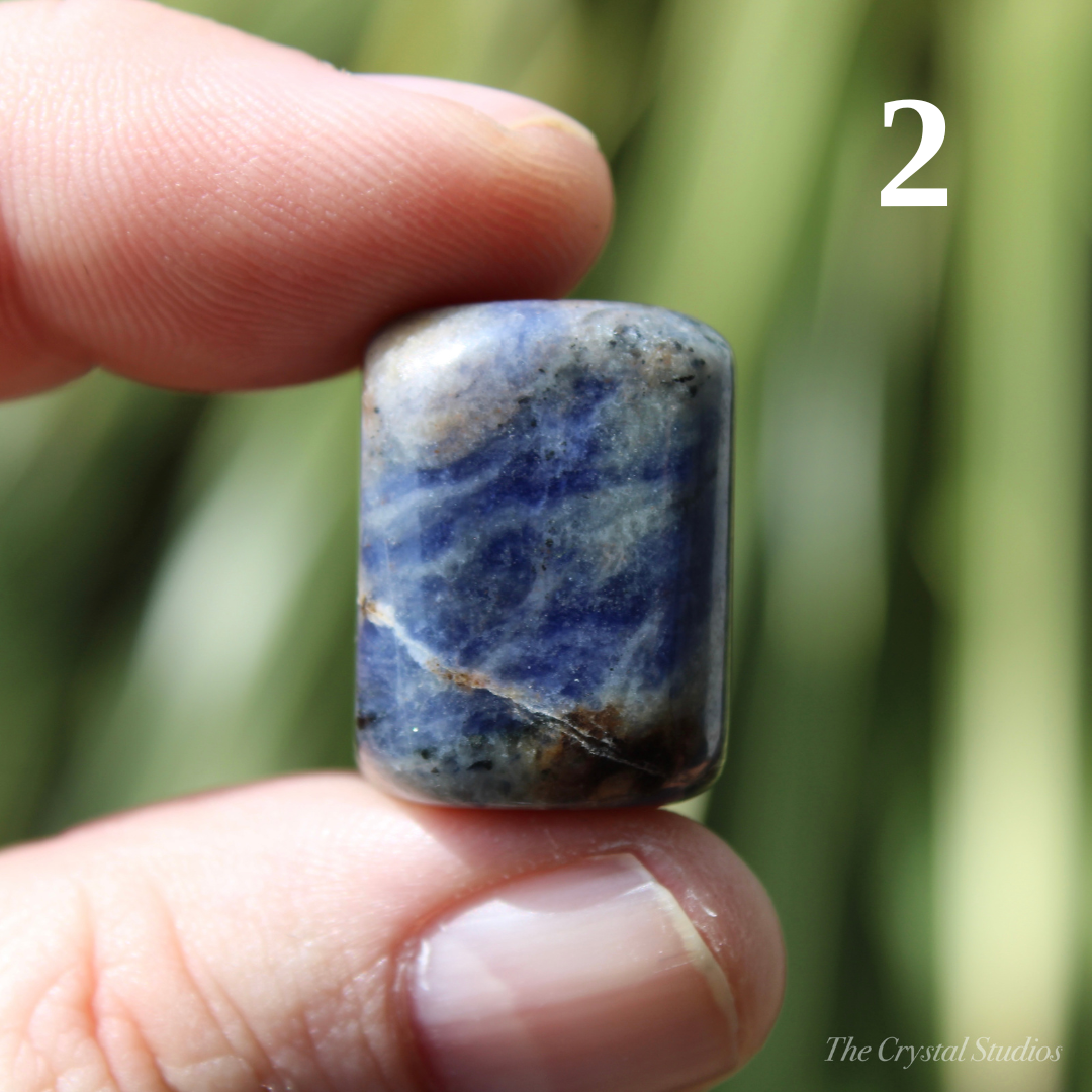 Sodalite Polished Crystal Tumblestones