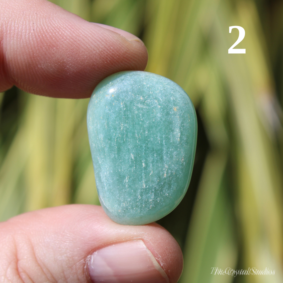 Light Green Aventurine Polished Crystal Tumblestones