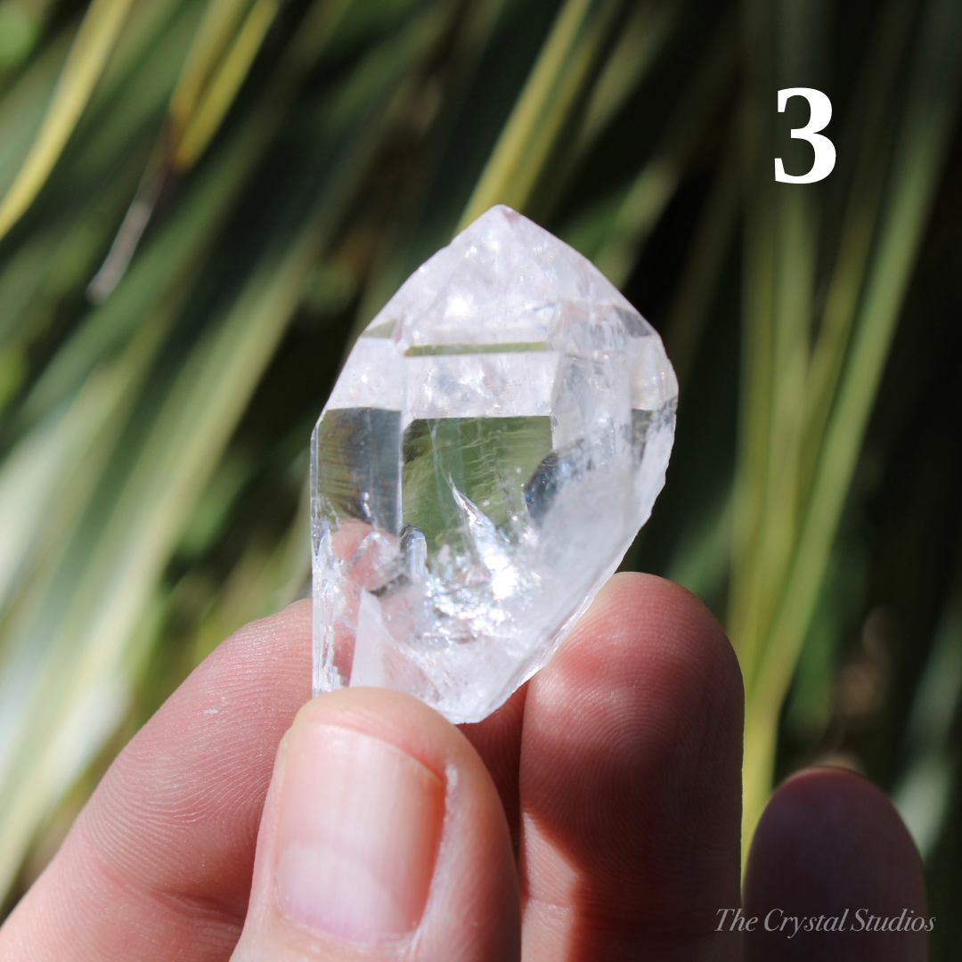 Clear Quartz Small Chubby Natural Crystal Points