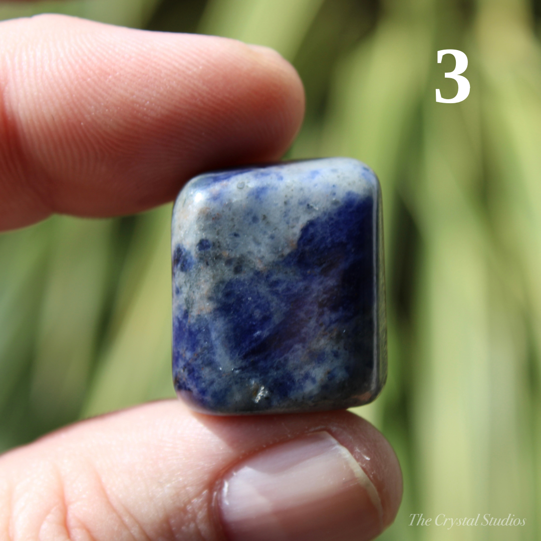 Sodalite Polished Crystal Tumblestones