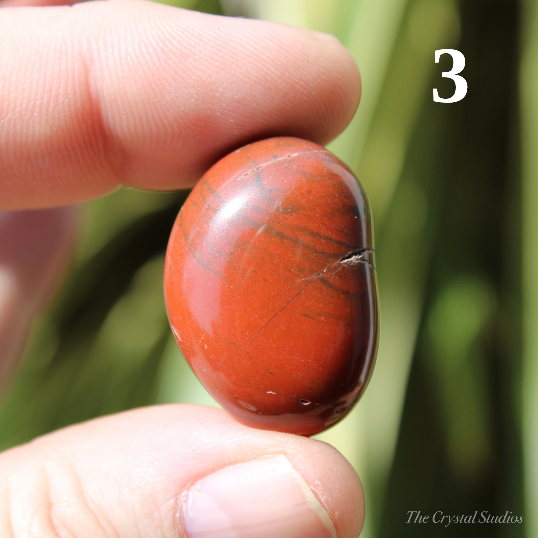 Red Jasper Polished Crystal Tumblestones