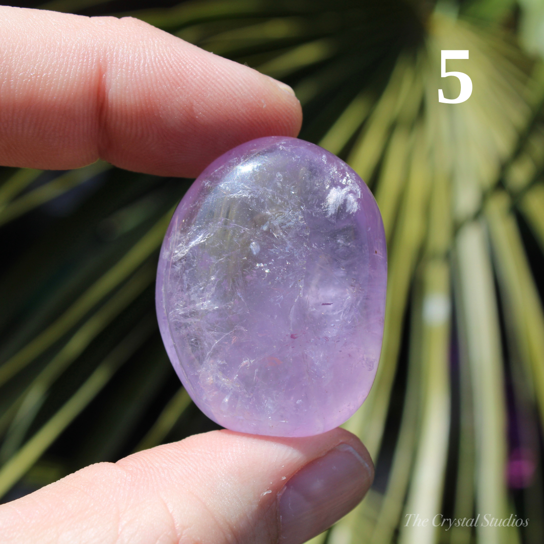 Amethyst A+ Large Polished Crystal Tumblestones