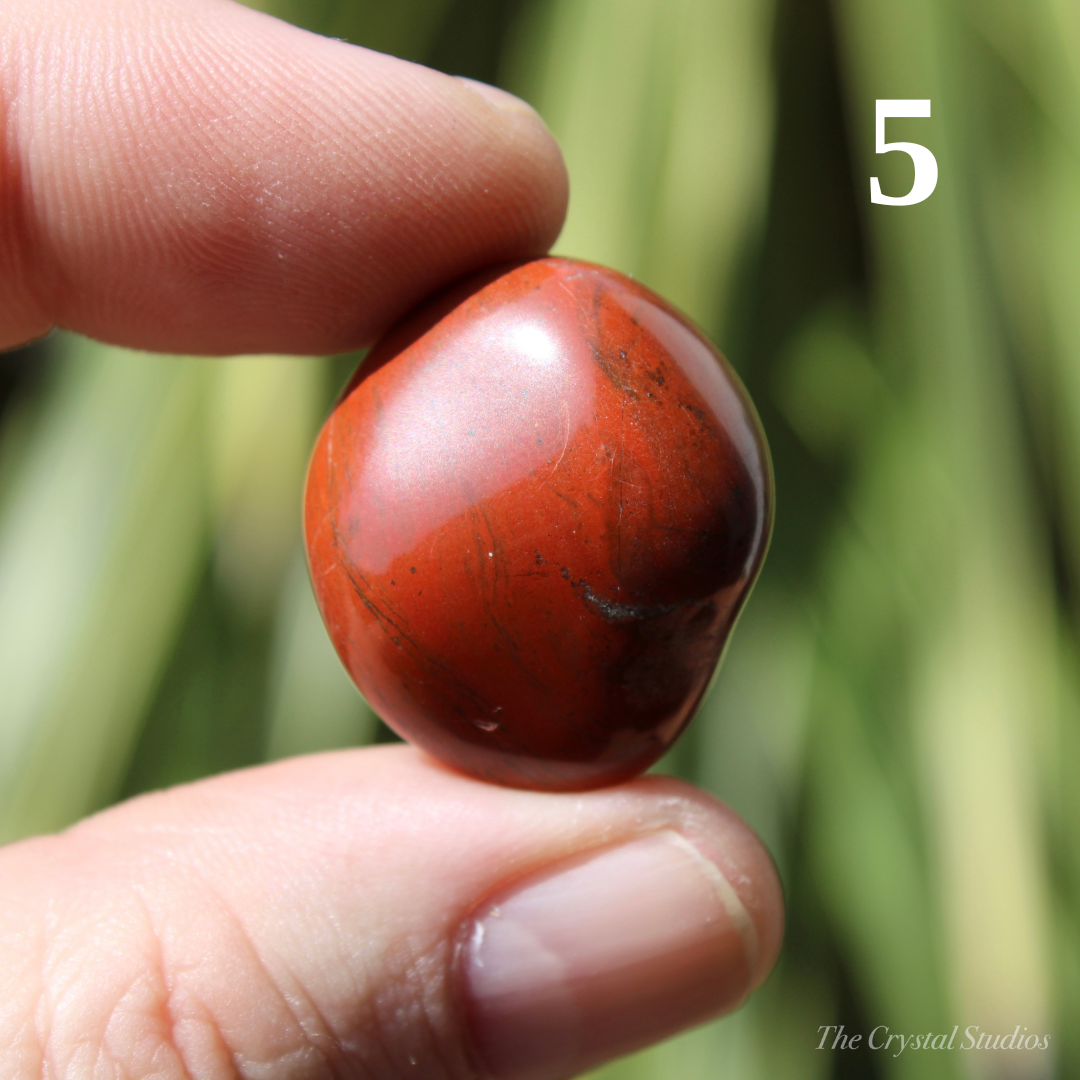 Red Jasper Polished Crystal Tumblestones