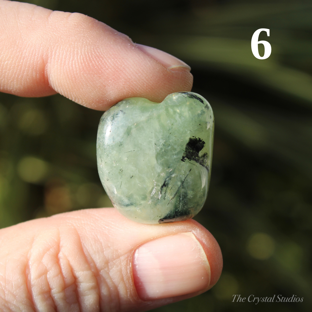 Prehnite Polished Crystal Tumblestones