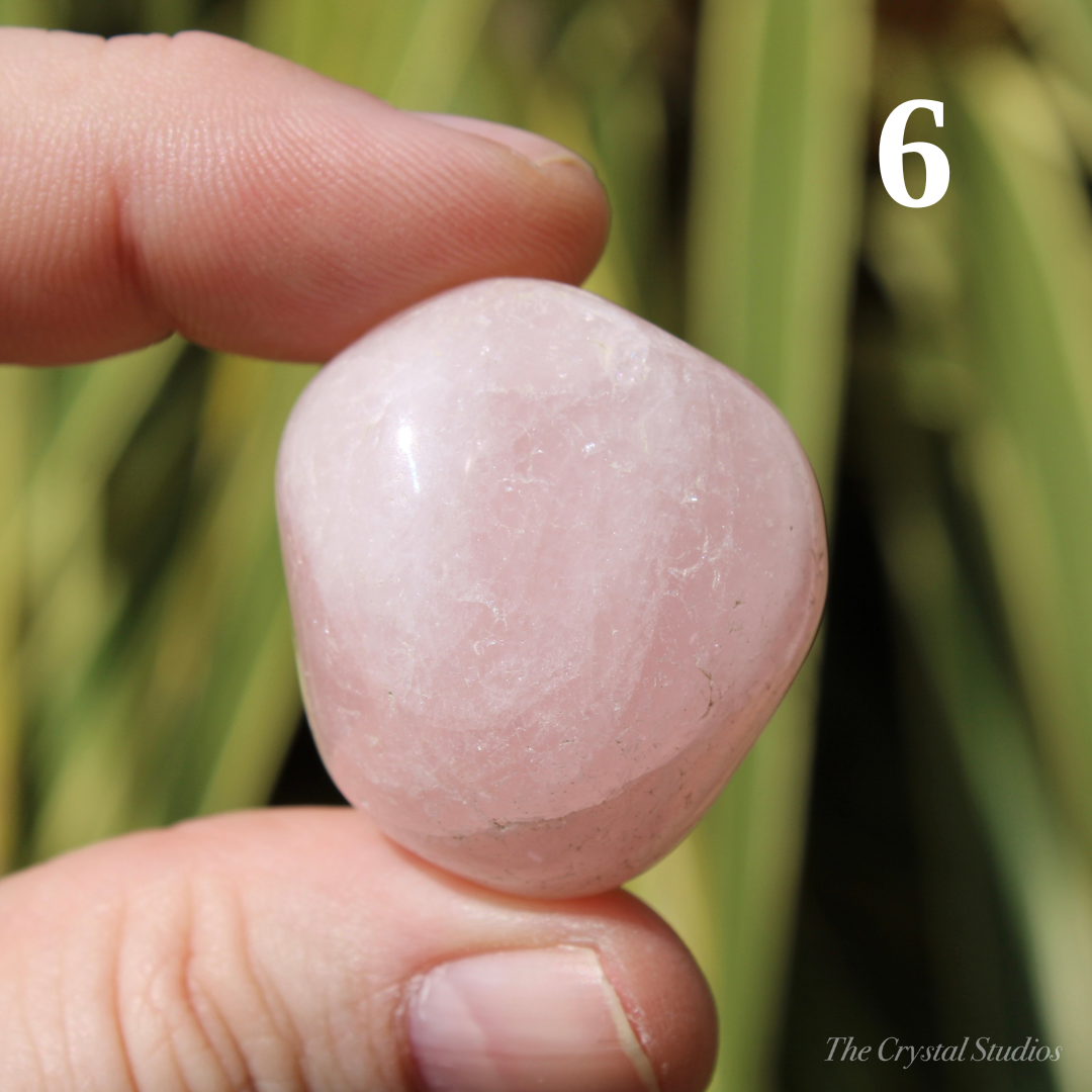 Rose Quartz B Grade Large Polished Crystal Tumblestone