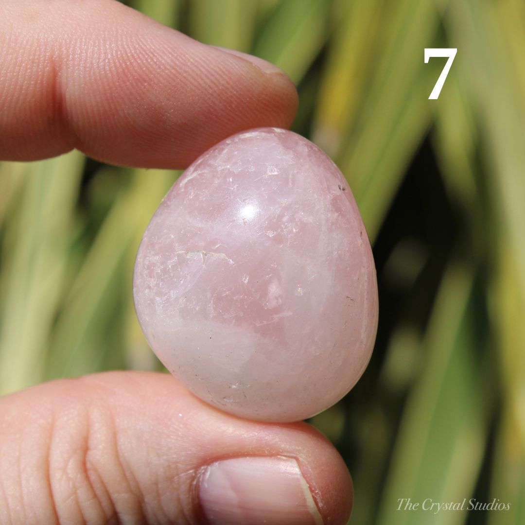 Rose Quartz B Grade Large Polished Crystal Tumblestone