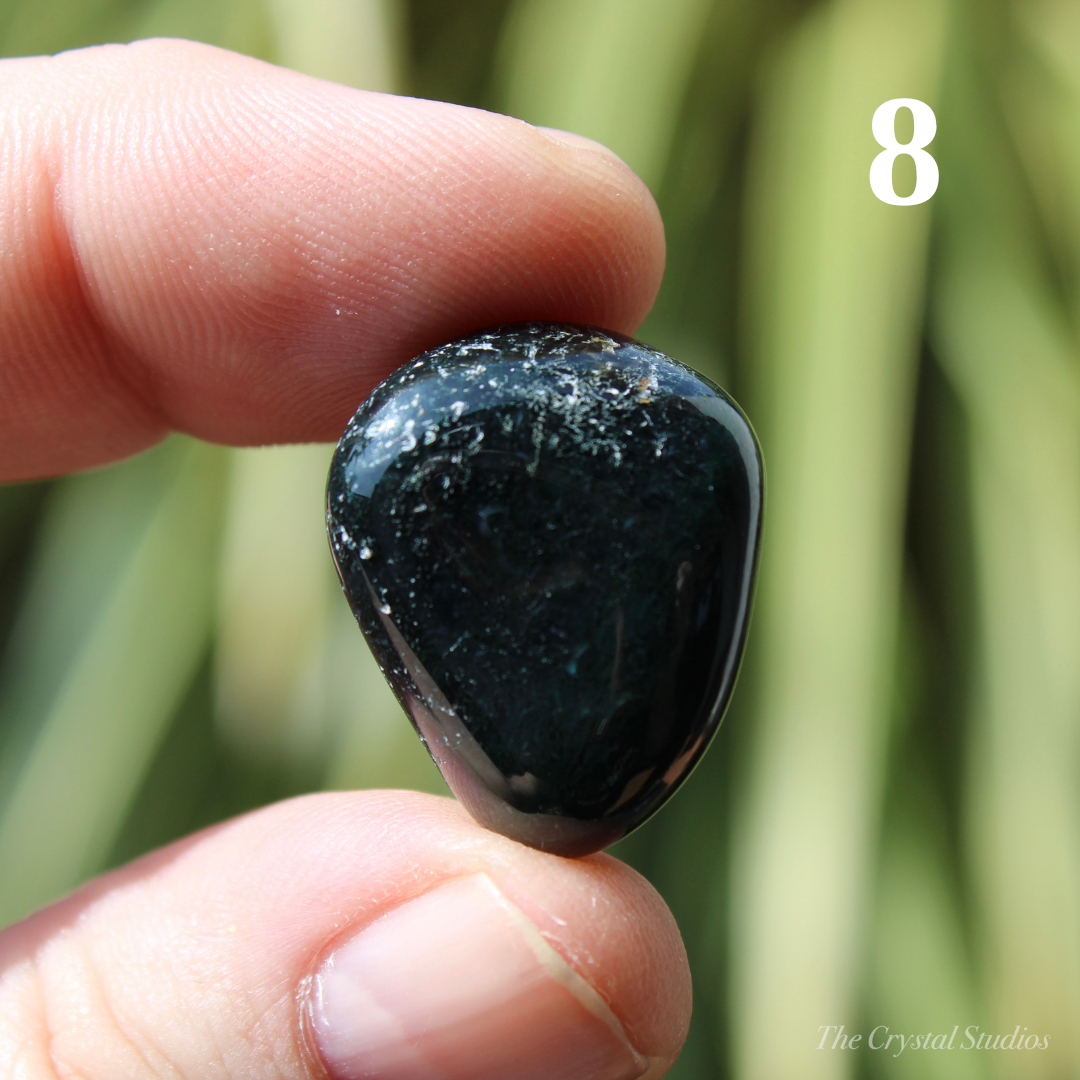 Moss Agate Polished Crystal Tumblestones