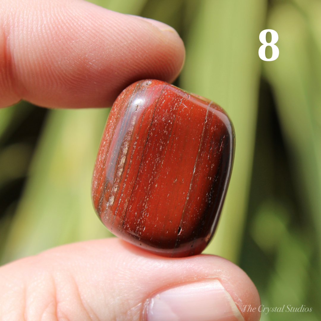 Red Jasper Polished Crystal Tumblestones