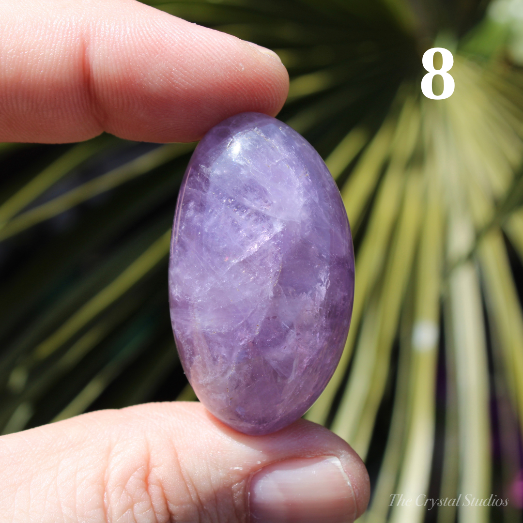 Amethyst A+ Large Polished Crystal Tumblestones