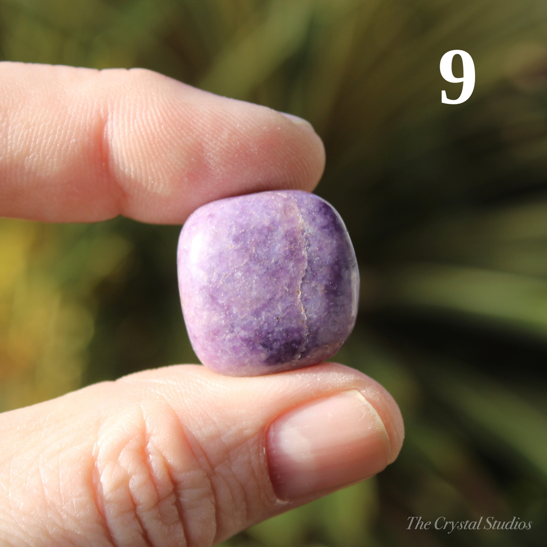 Lepidolite Polished Crystal Tumblestones