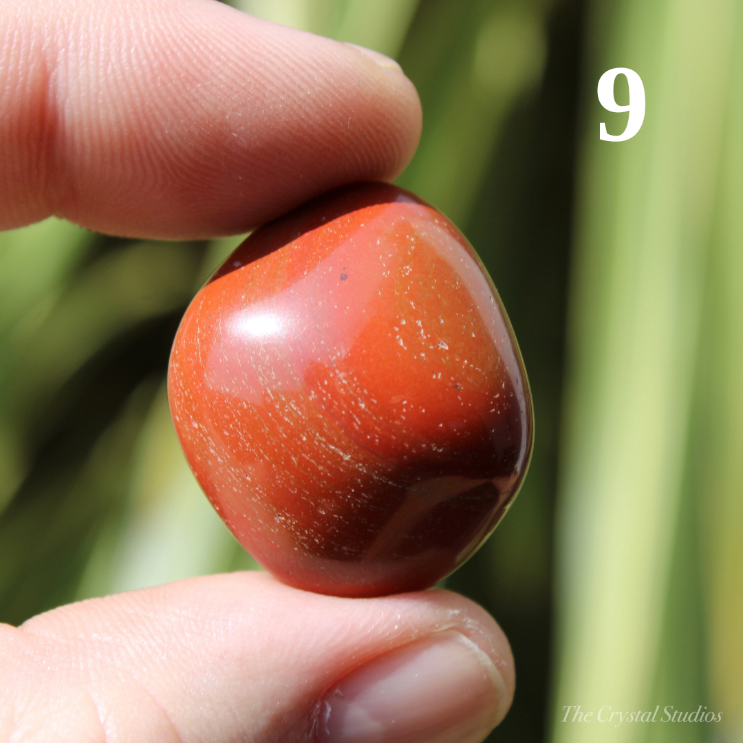 Red Jasper Polished Crystal Tumblestones