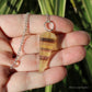 Yellow Fluorite Pendulum Polished Crystal