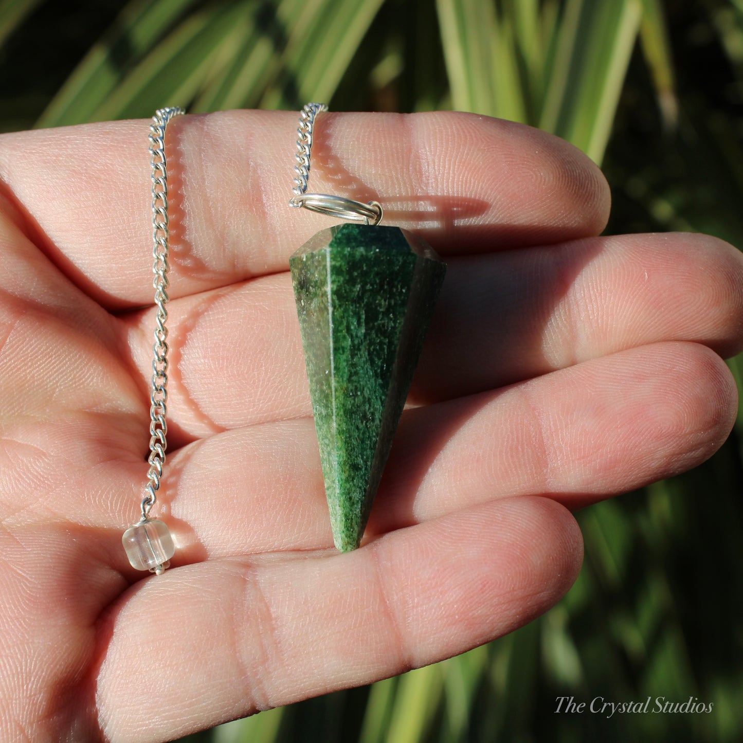 Fuchsite Pendulum Polished Crystal