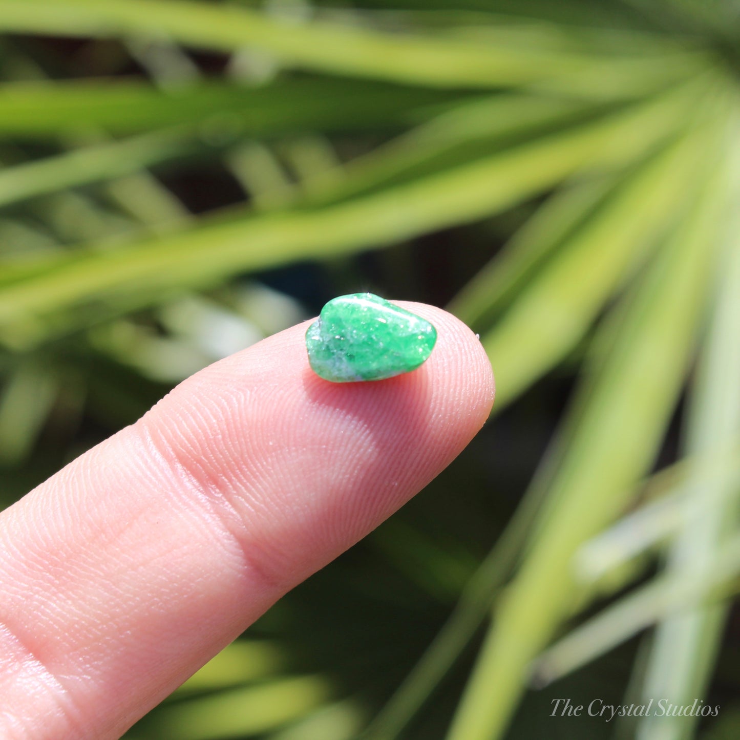 Tsavorite Garnet Mini Polished Crystal Tumblestone