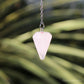 Rose Quartz Pendulum Polished Crystal