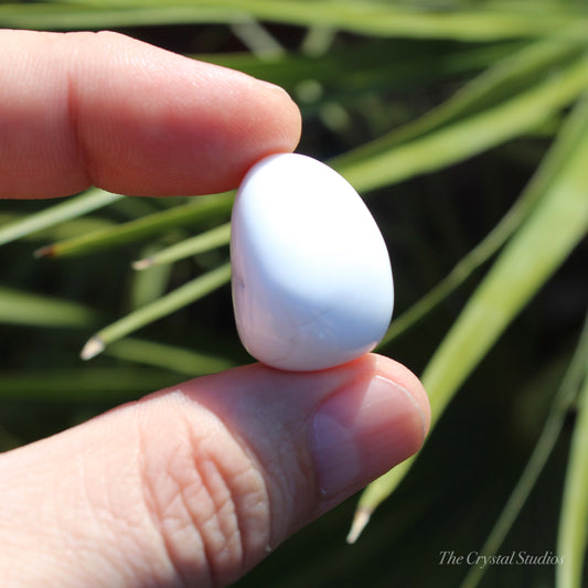 Mother of Pearl Polished Crystal Tumblestone