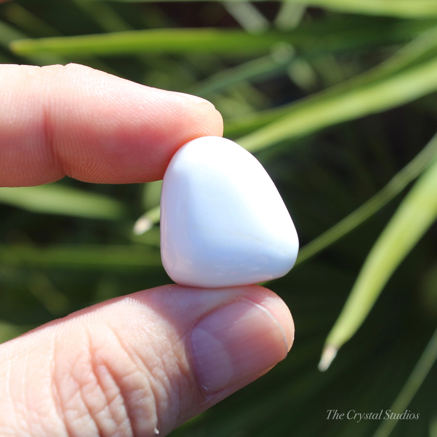 Mother of Pearl Polished Crystal Tumblestone