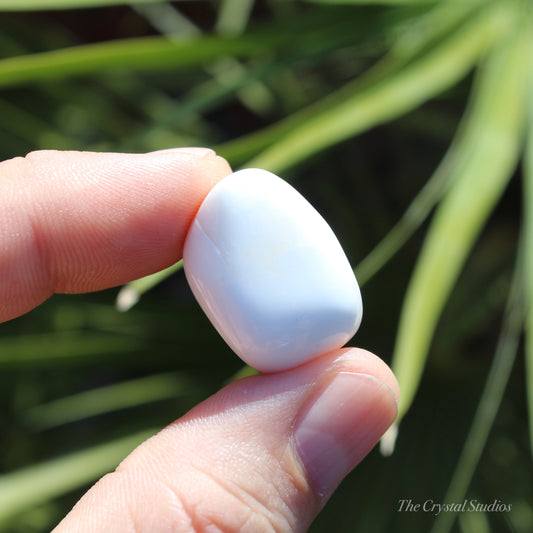 Mother of Pearl Polished Crystal Tumblestone