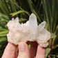 Pink Himalayan Samadhi Quartz Crystal Cluster