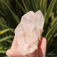 Pink Himalayan Samadhi Quartz Crystal Cluster