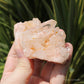 Pink Himalayan Samadhi Quartz Crystal Cluster