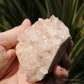 Pink Himalayan Samadhi Quartz Crystal Cluster