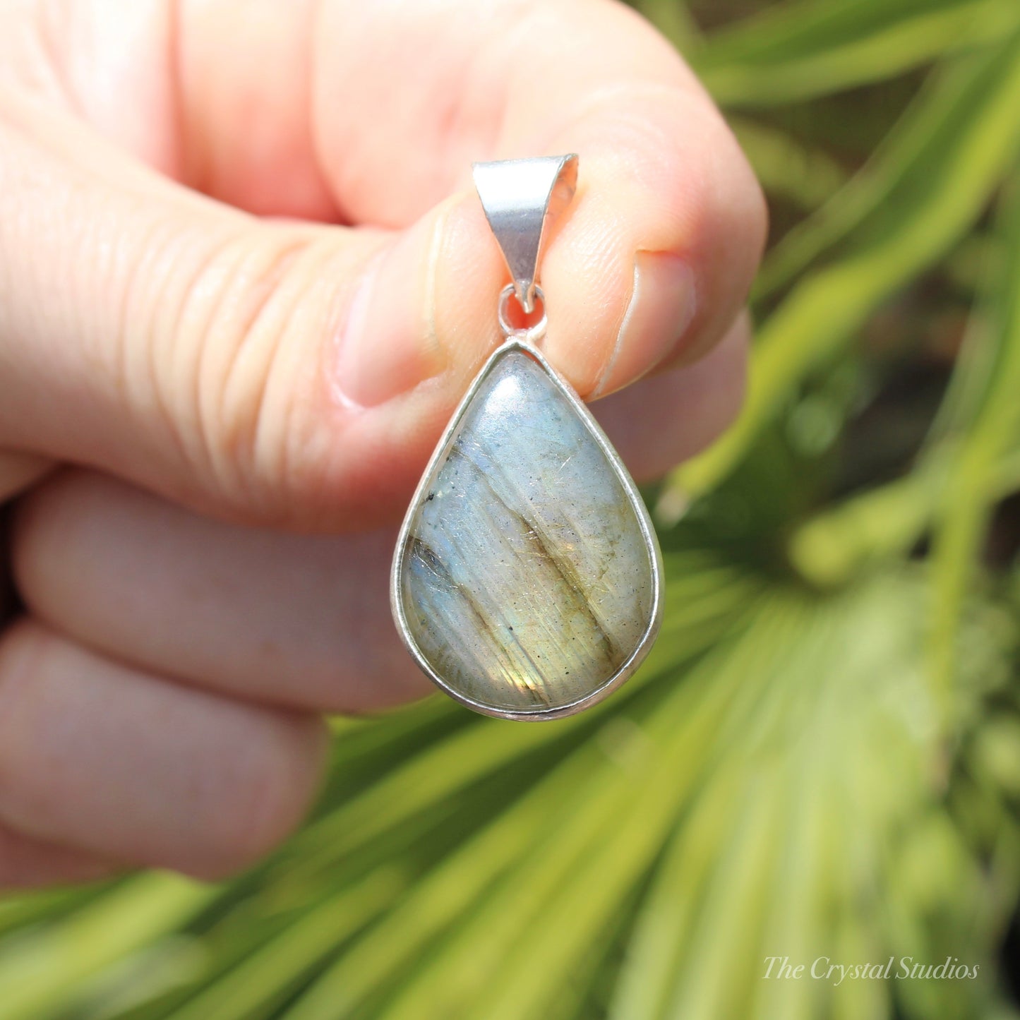 Labradorite Silver Plated Classic Pendant