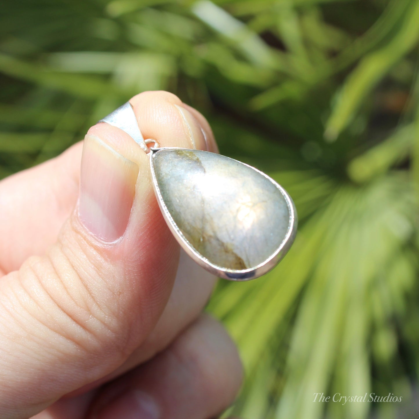 Labradorite Silver Plated Classic Pendant