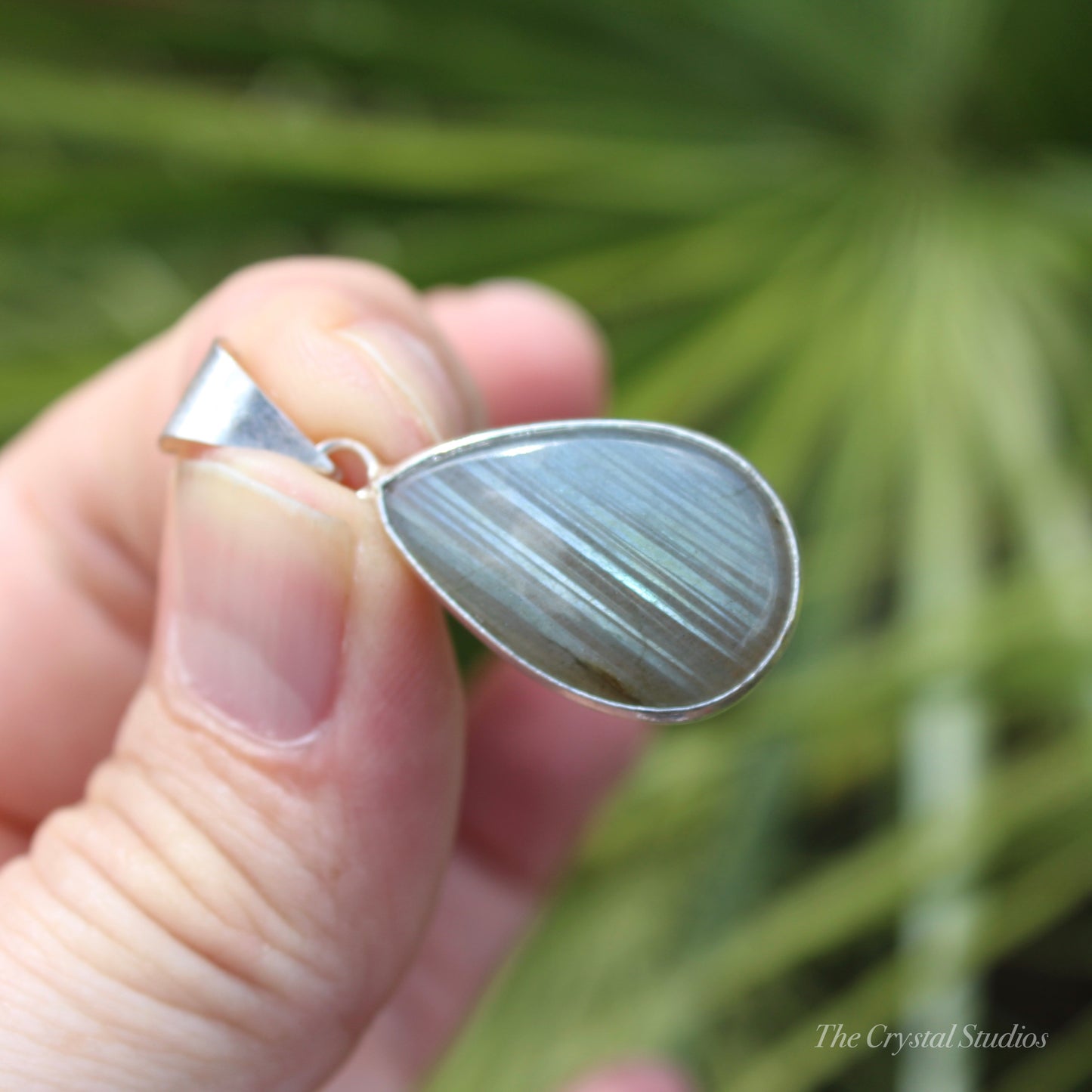 Labradorite Silver Plated Classic Pendant