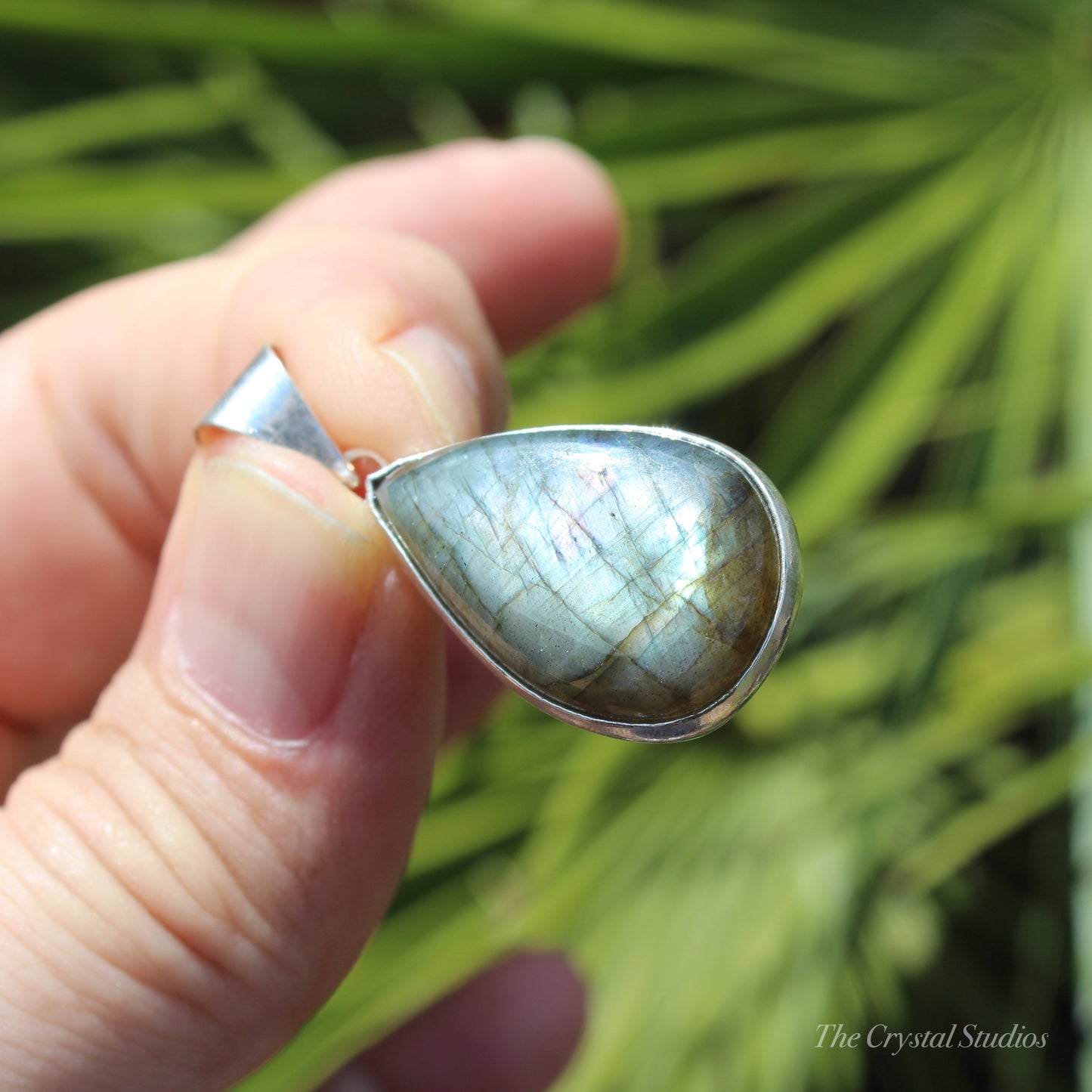 Labradorite Silver Plated Classic Pendant