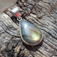 Labradorite Silver Plated Classic Pendant