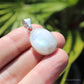 Rainbow Moonstone Silver Plated Classic Pendant