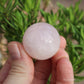 Rose Quartz Small Polished Crystal Sphere