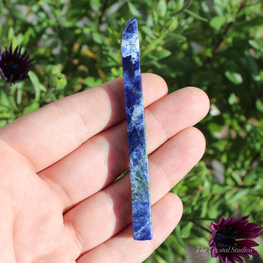 Sodalite Polished Crystal Rod