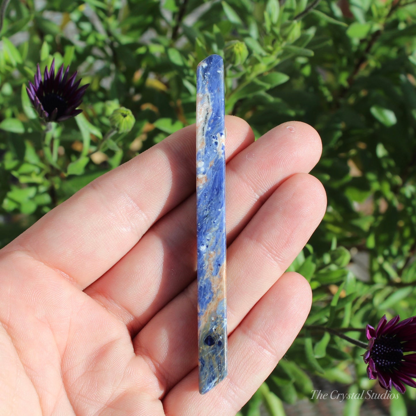 Sodalite Polished Crystal Rod