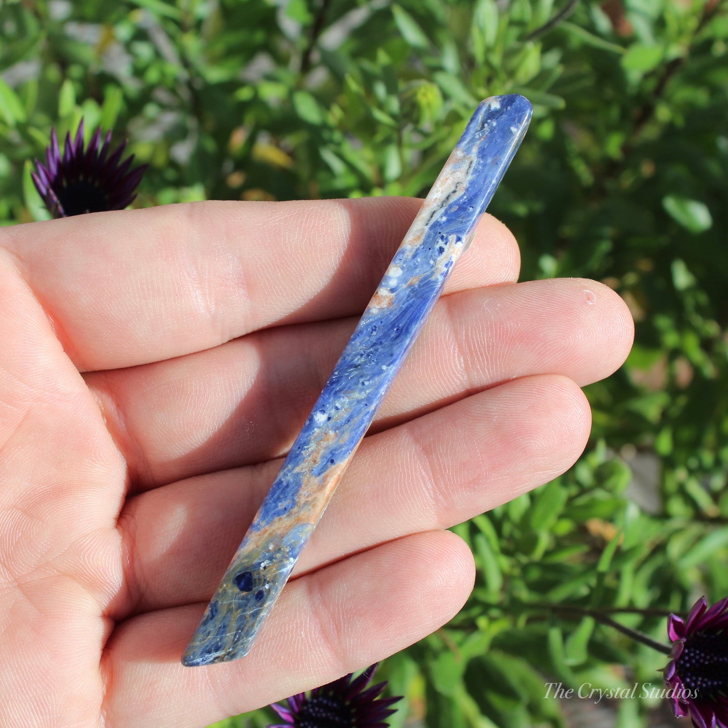 Sodalite Polished Crystal Rod