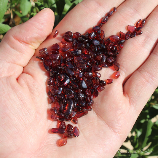 Malawi Garnet Polished Mini Crystals Set