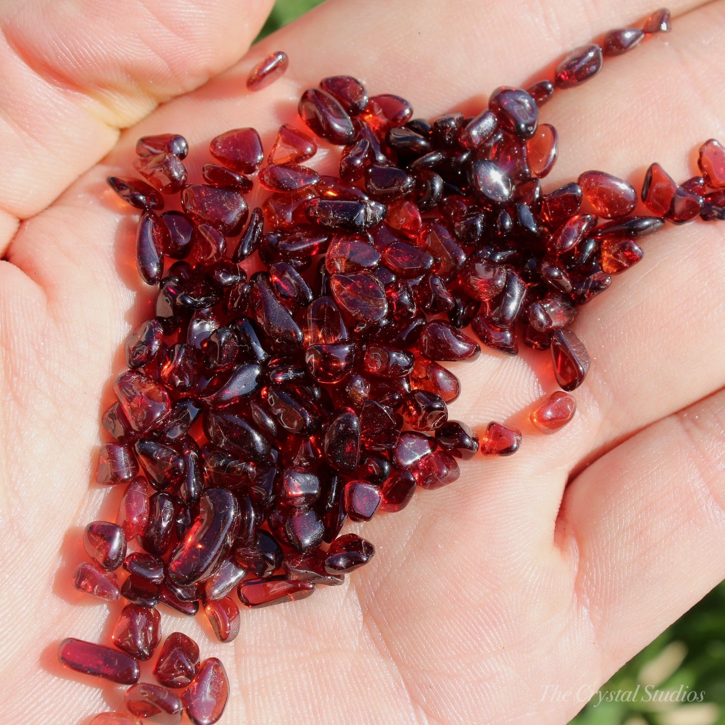 Malawi Garnet Polished Mini Crystals Set