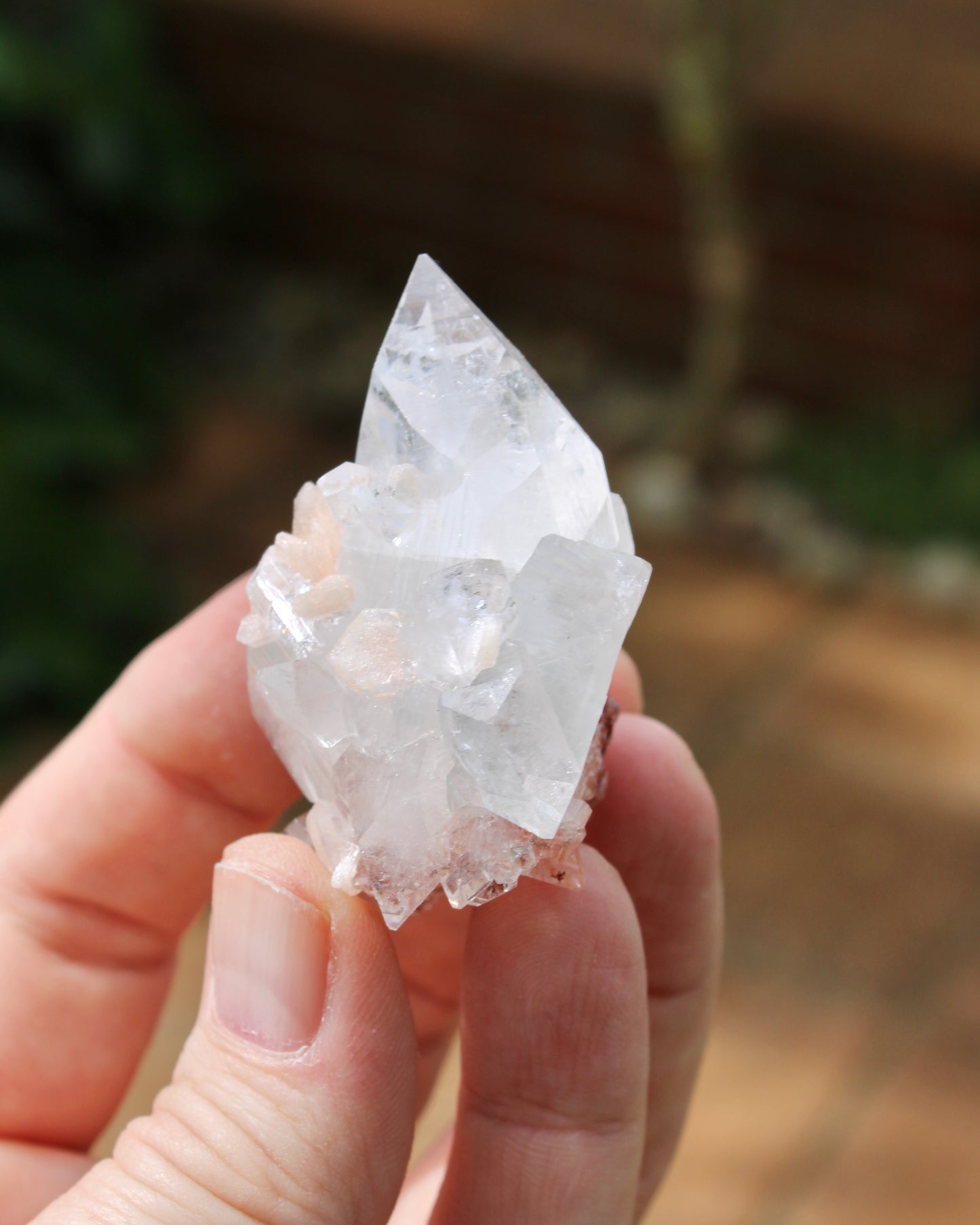 Apophyllite with Stilbite & Heulandite Natural Crystal Cluster