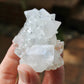 Apophyllite with Stilbite Stalactite Natural Crystal Cluster