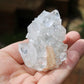 Apophyllite with Stilbite Stalactite Natural Crystal Cluster